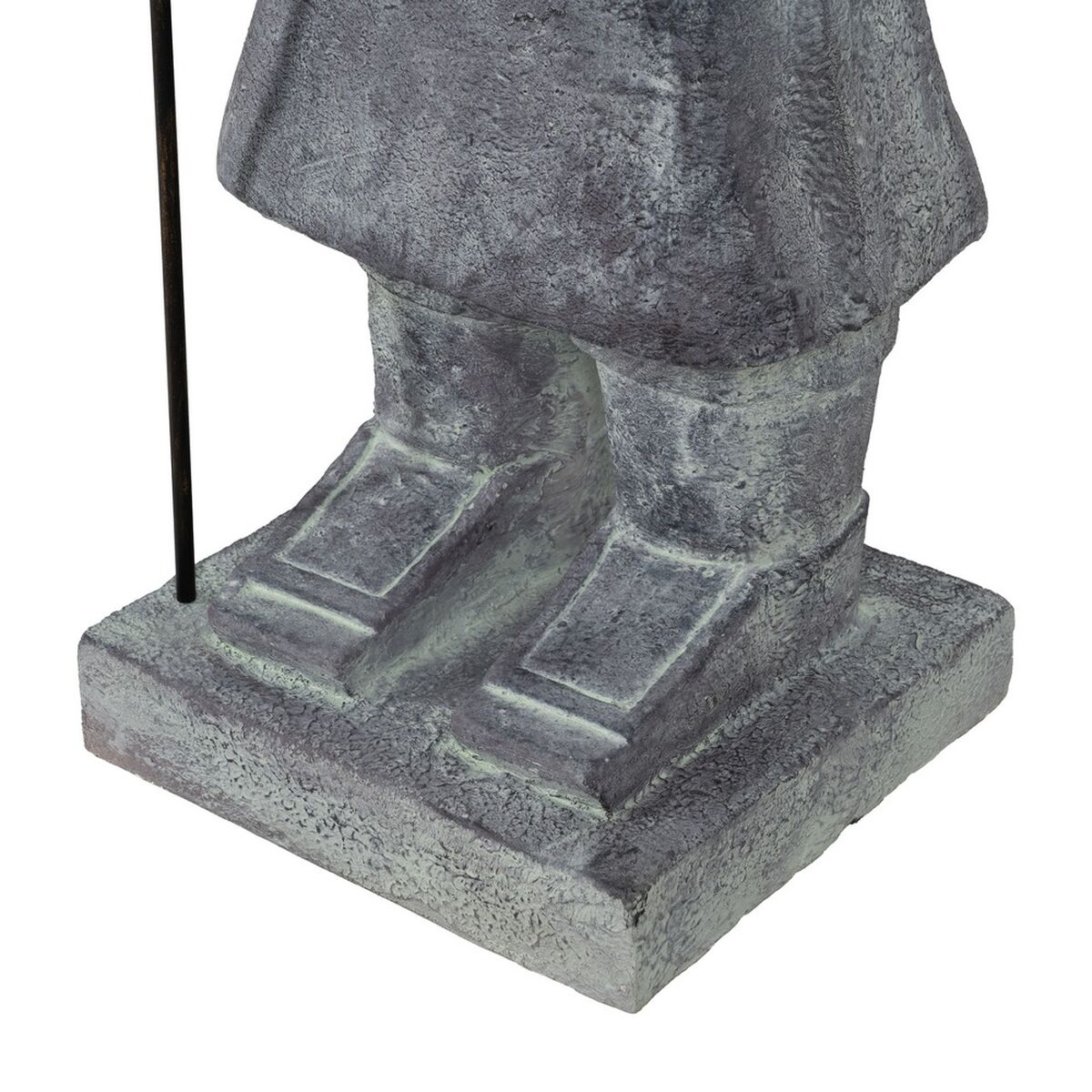 Decoratieve figuren Grijs Strijder 38,5 x 34 x 122 cm